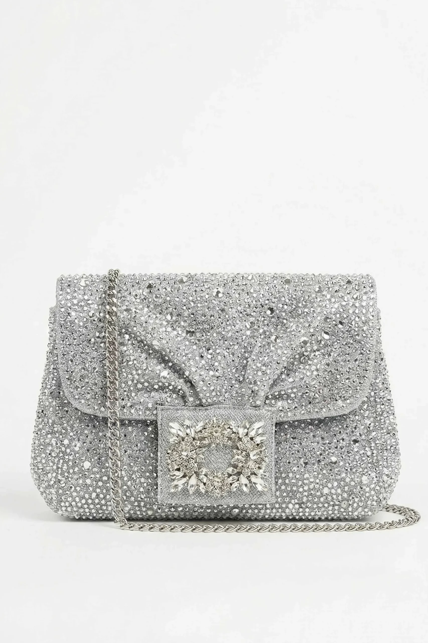 Silver Clutch-448572120