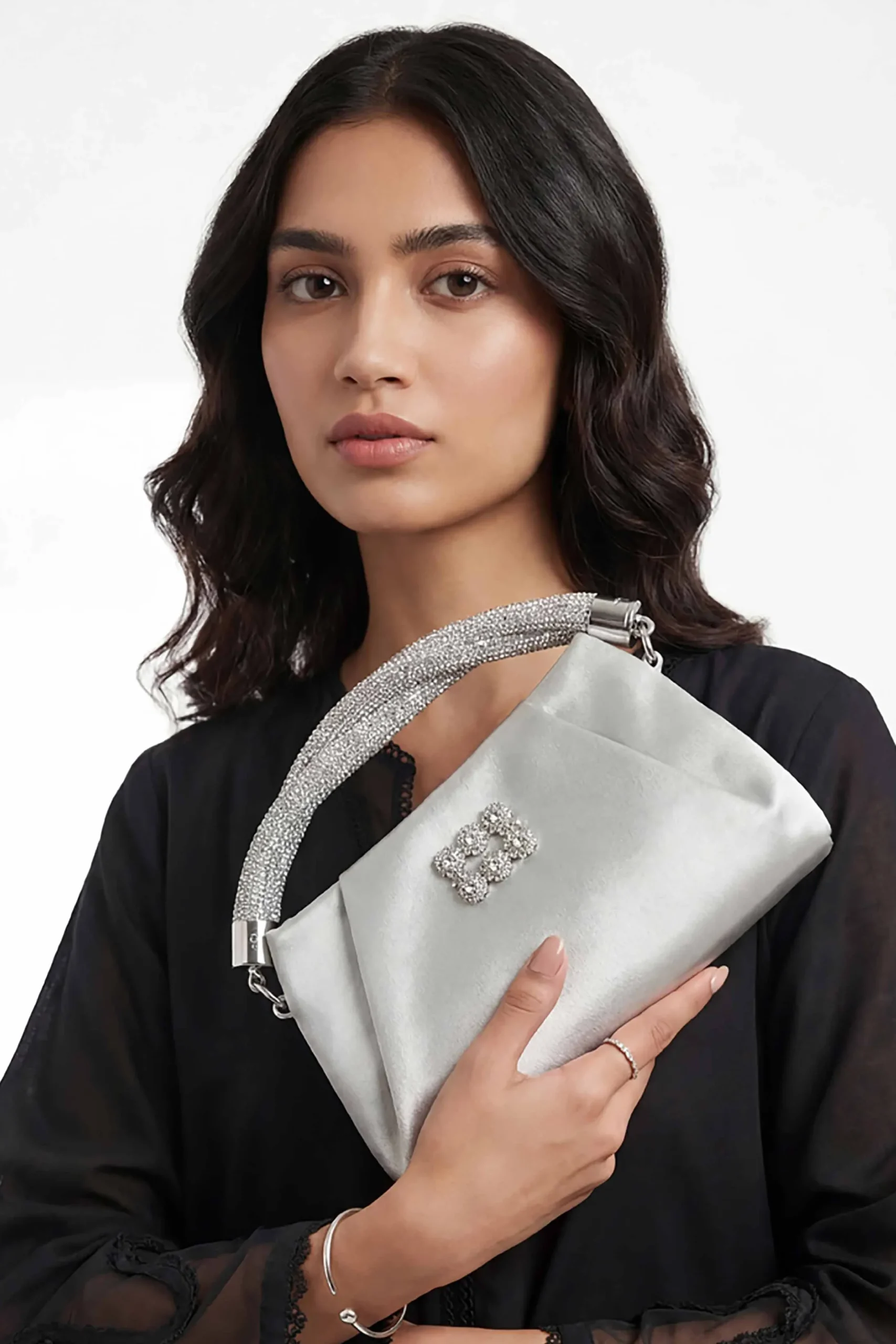 Silver Clutch-448562120