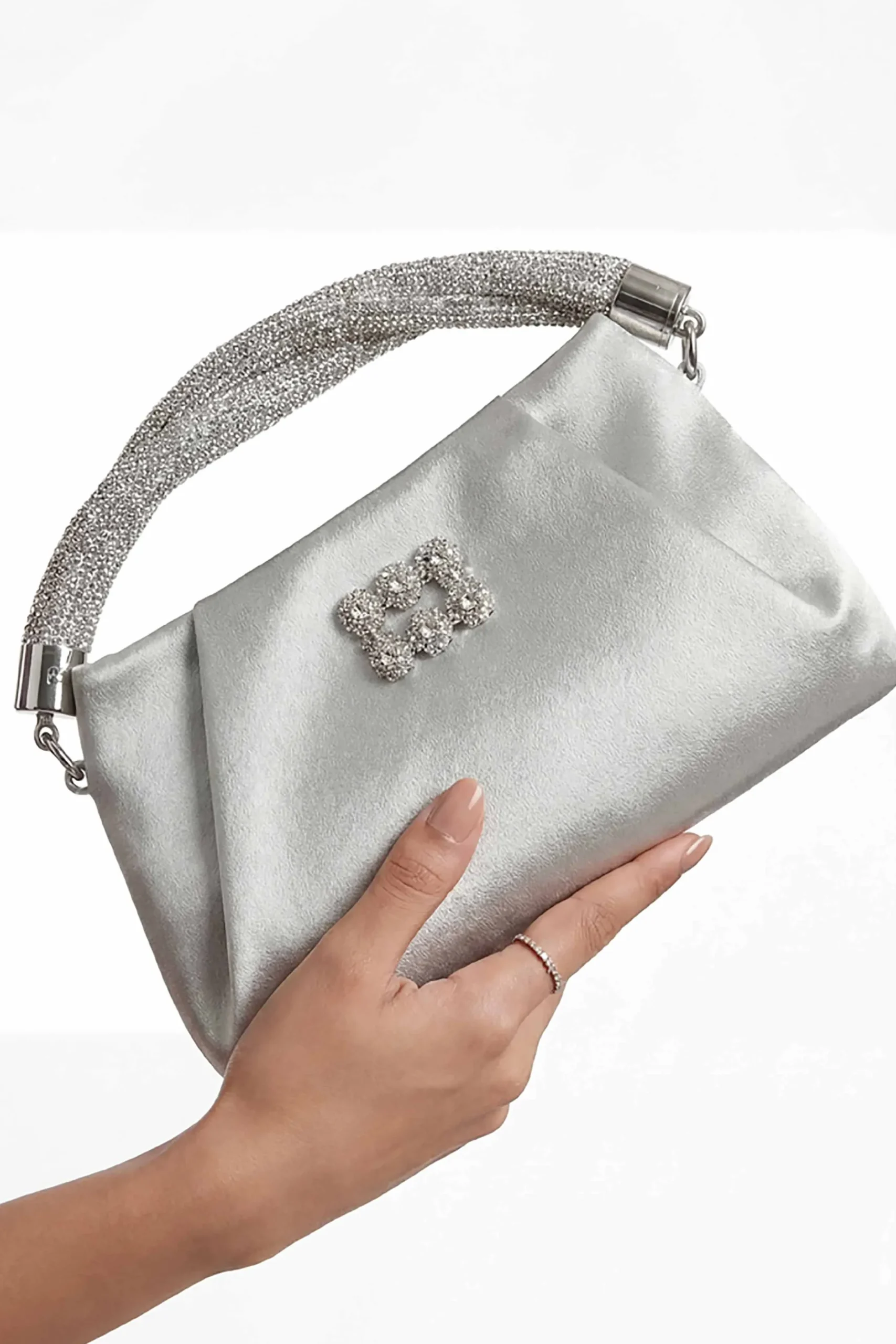 Silver Clutch-448562120