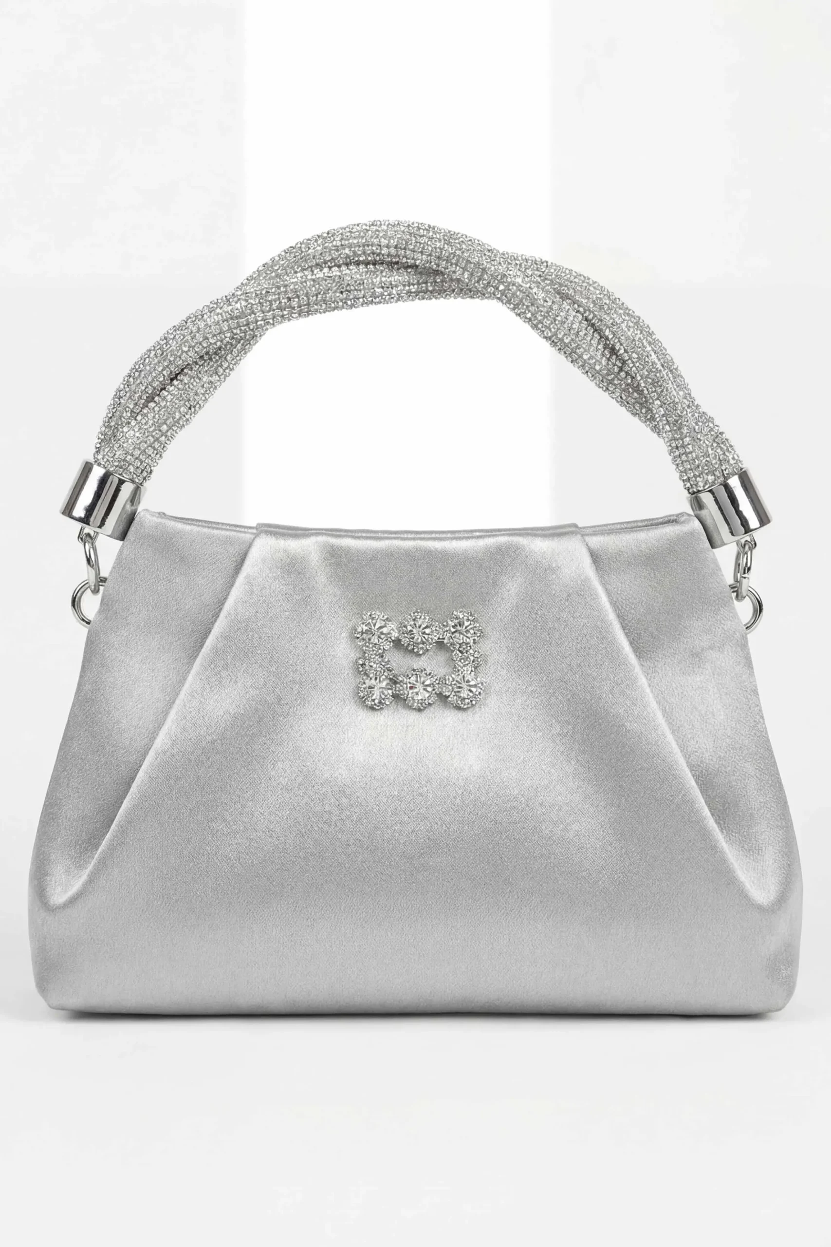 Silver Clutch-448562120