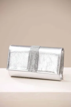 Silver Shoulder Bag-444582120