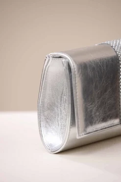 Silver Shoulder Bag-444582120
