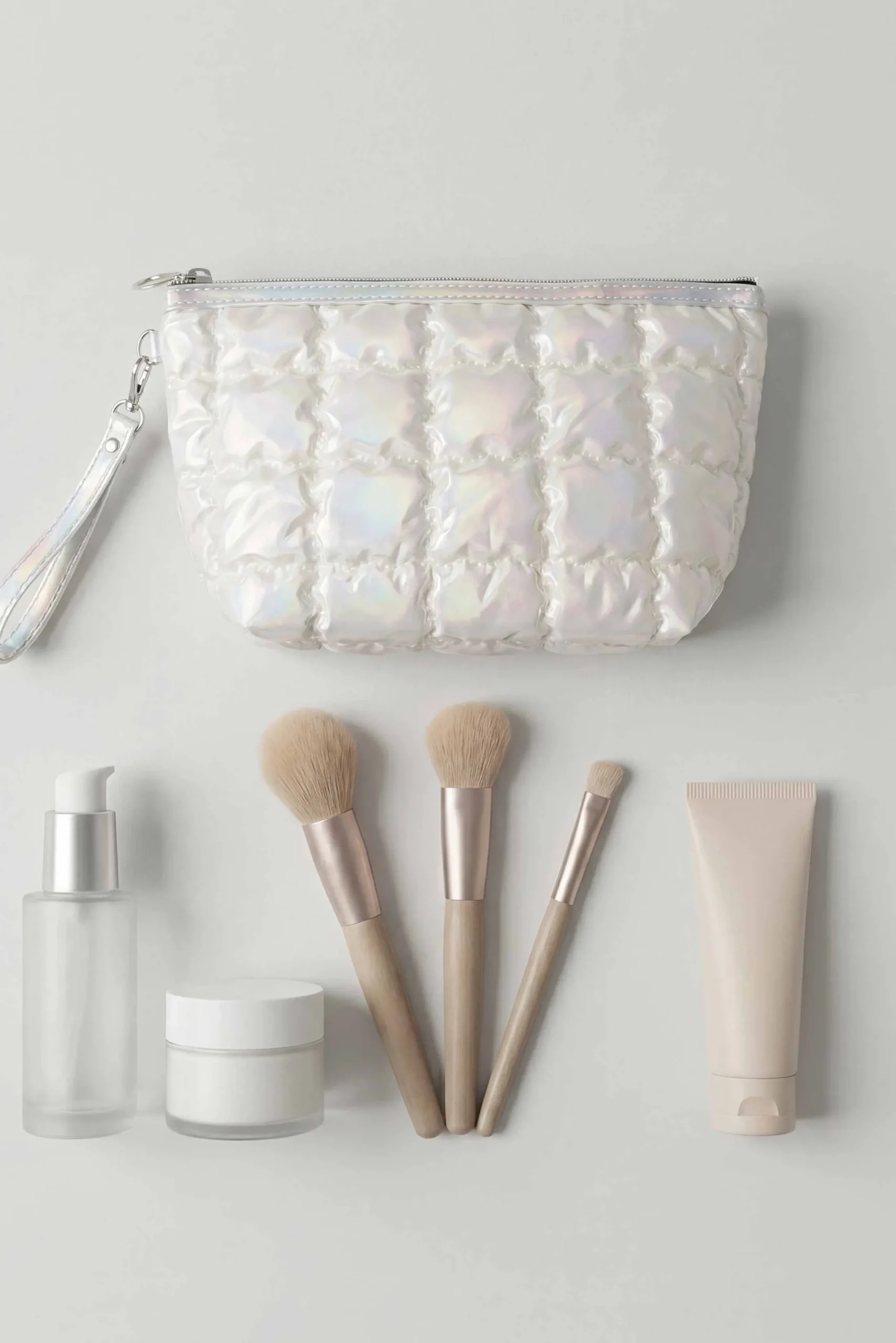 Silver Vanity Bag-448432120