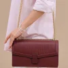 Wine Red Shoulder Bag-445642101