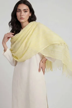 Yellow Women Scarf-447802102